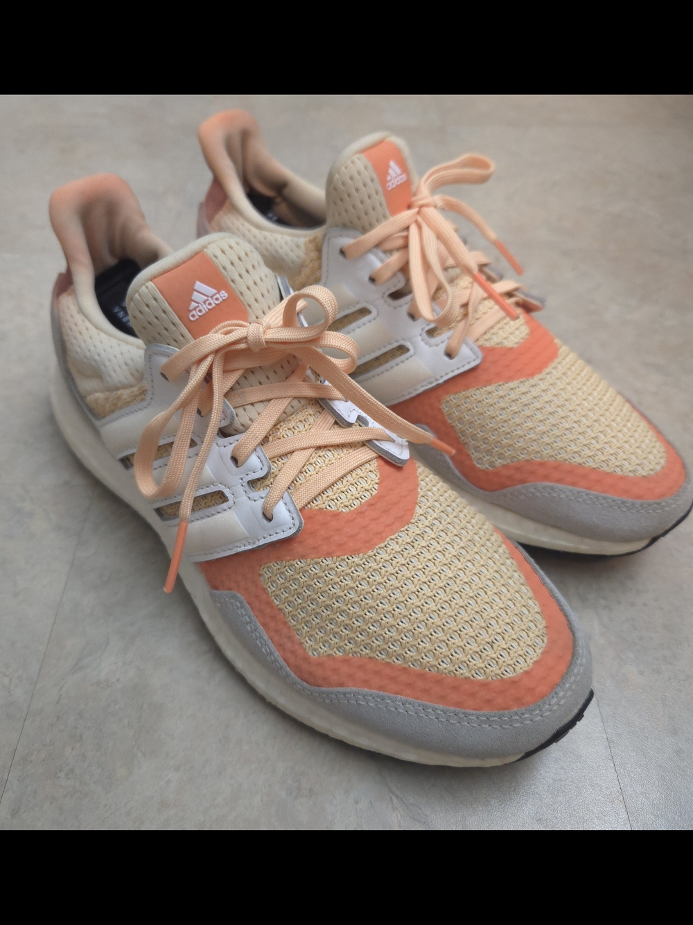 Adidas Ultra Boost S&L Women's Running Orange EF1990 Size 7.5